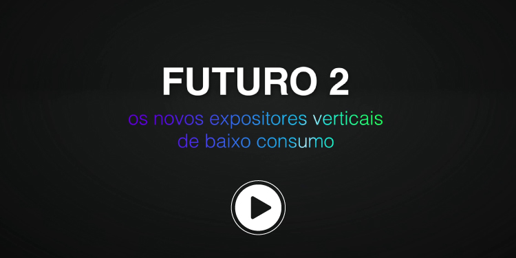 Nova linha de expositores verticais de alta eficiência FUTURO 2 da JORDÃO