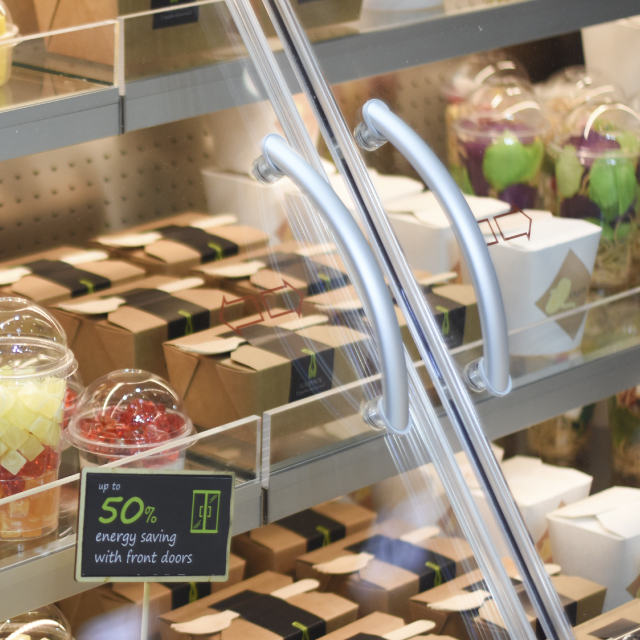 Semiverticais com op&ccedil;&atilde;o portas frontais para autosservi&ccedil;o.