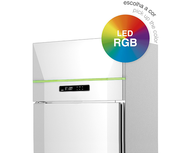 NEXT A5 arm&aacute;rios com barra LED multicor.