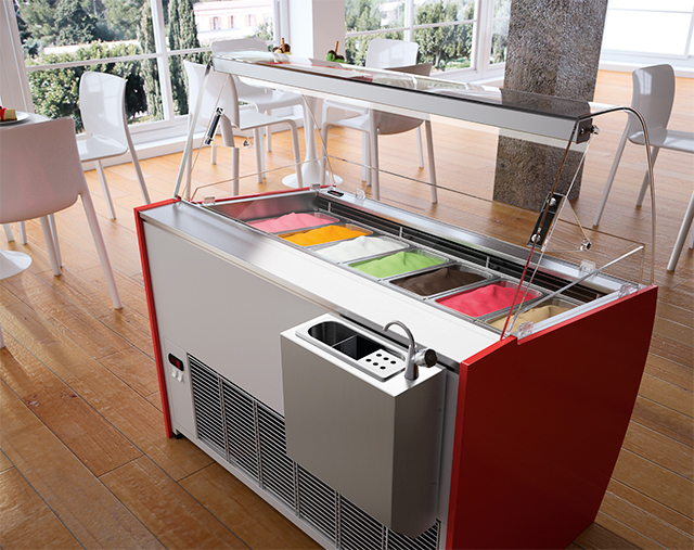 PLUG-IN ice-cream display counter from JORD&Atilde;O.