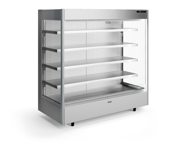 JORDAO's UNITED 62 chilled multi deck for remote condensing unit installation.
